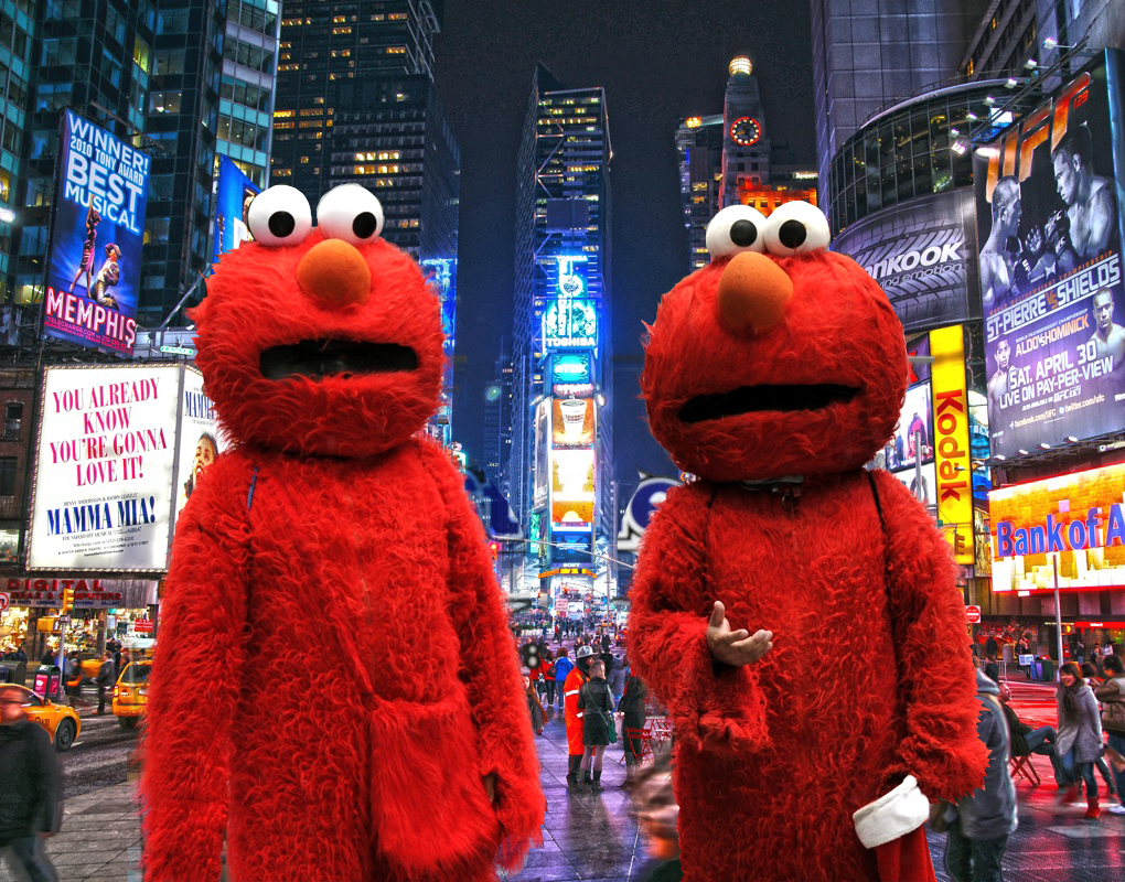 New York vs. Elmo, Topless Women, & Other Classic Characters